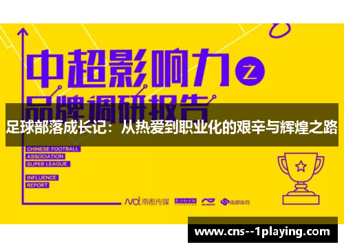 足球部落成长记：从热爱到职业化的艰辛与辉煌之路